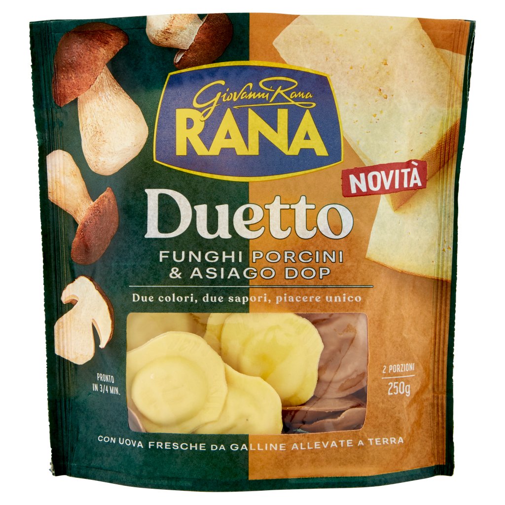 Giovanni Rana Duetto Funghi Porcini & Asiago Dop