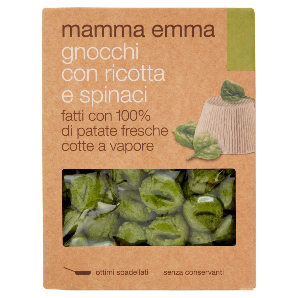 Mamma Emma Gnocchi con Ricotta e Spinaci