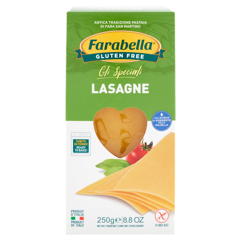 Farabella Gluten Free Gli Speciali Lasagne
