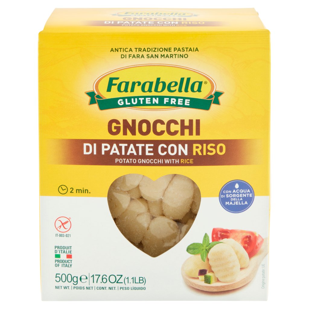 Farabella Gluten Free Gnocchi di Patate con Riso