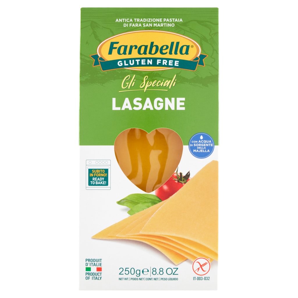 Farabella Gluten Free Gli Speciali Lasagne