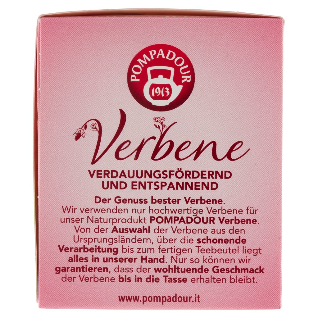 Pompadour Infuso Verbena Digestiva e Calmante 20 x 1,75 g