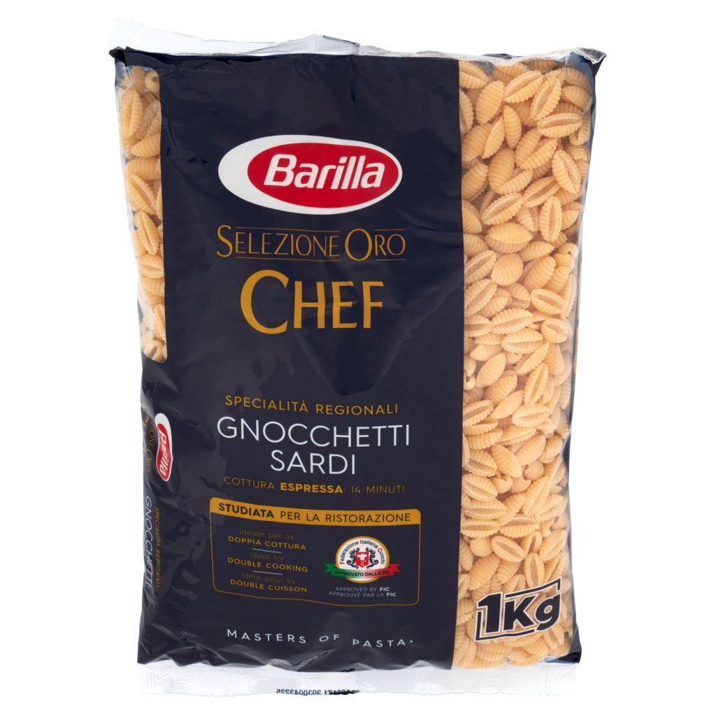 Barilla Selezione Oro Chef Gnocchetti Sardi 1kg