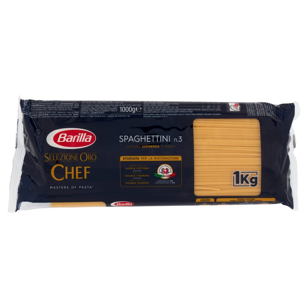 Barilla Selezione Oro Chef Spaghettini N°3 1kg