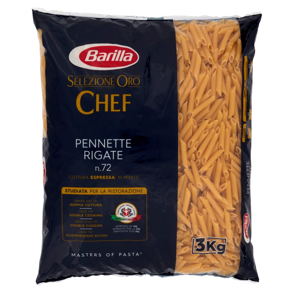 Barilla Selezione Oro Chef Pennette Rigate N°73 3kg