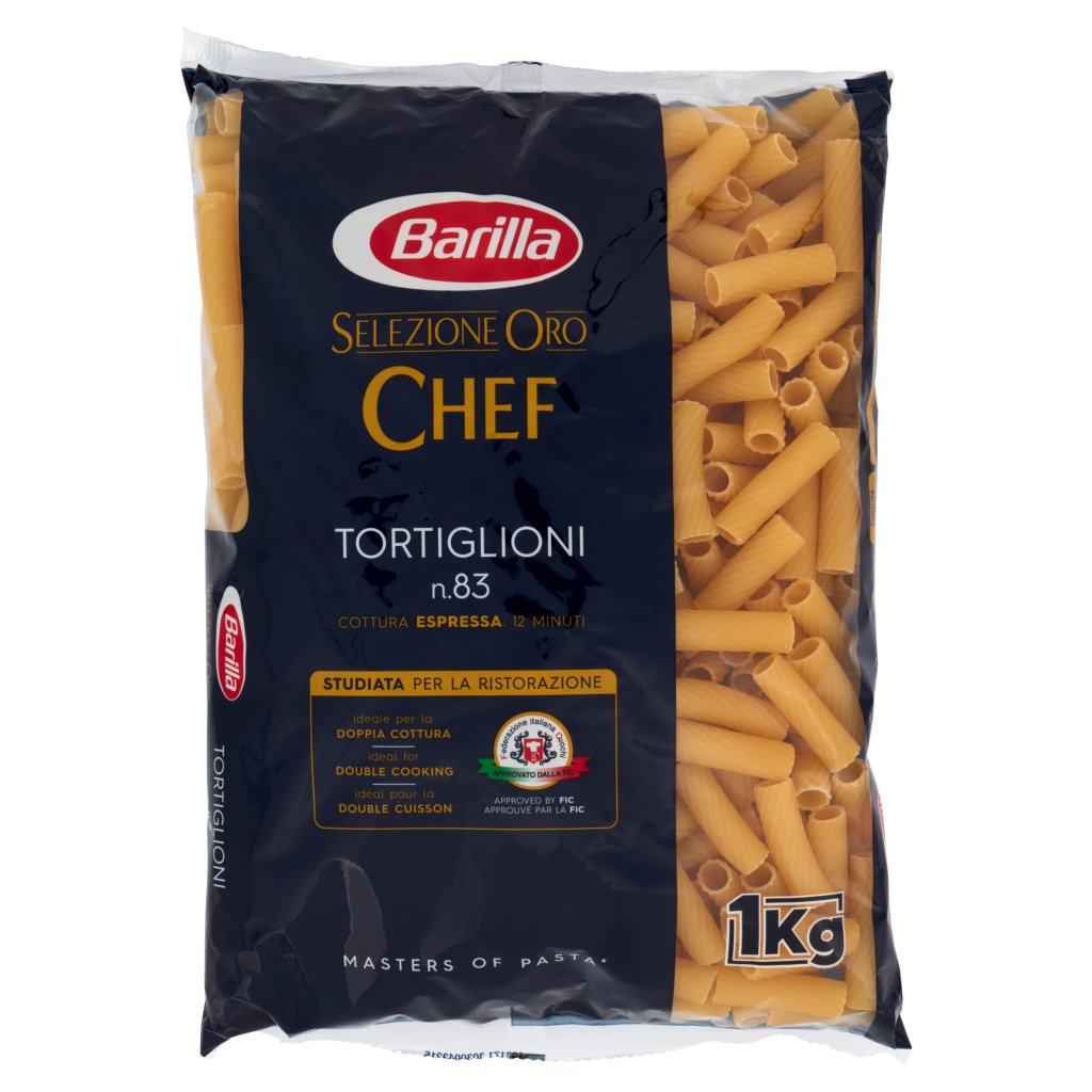 Barilla Selezione Oro Chef Tortiglioni N°83 1kg