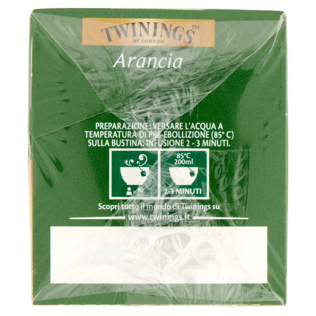 Twinings Tè Verde Aromatizzato Arancia 25 x 2 g