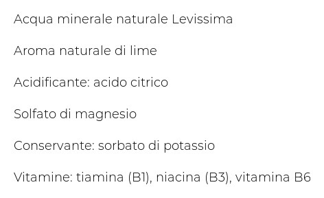 Levissima⁺ Levissima+ Vitamine b Gusto Lime