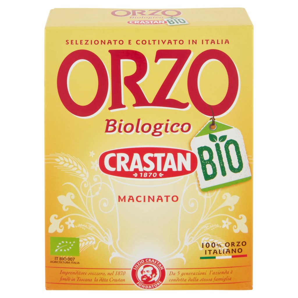 Crastan Bio Orzo Biologico Macinato