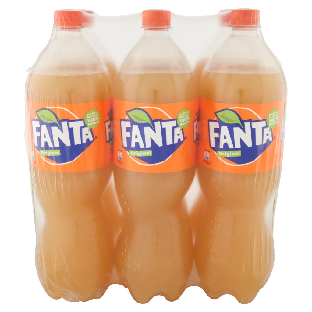 Fanta Orange Original Bottiglia di Plastica da 1500 Ml Confezione da 6