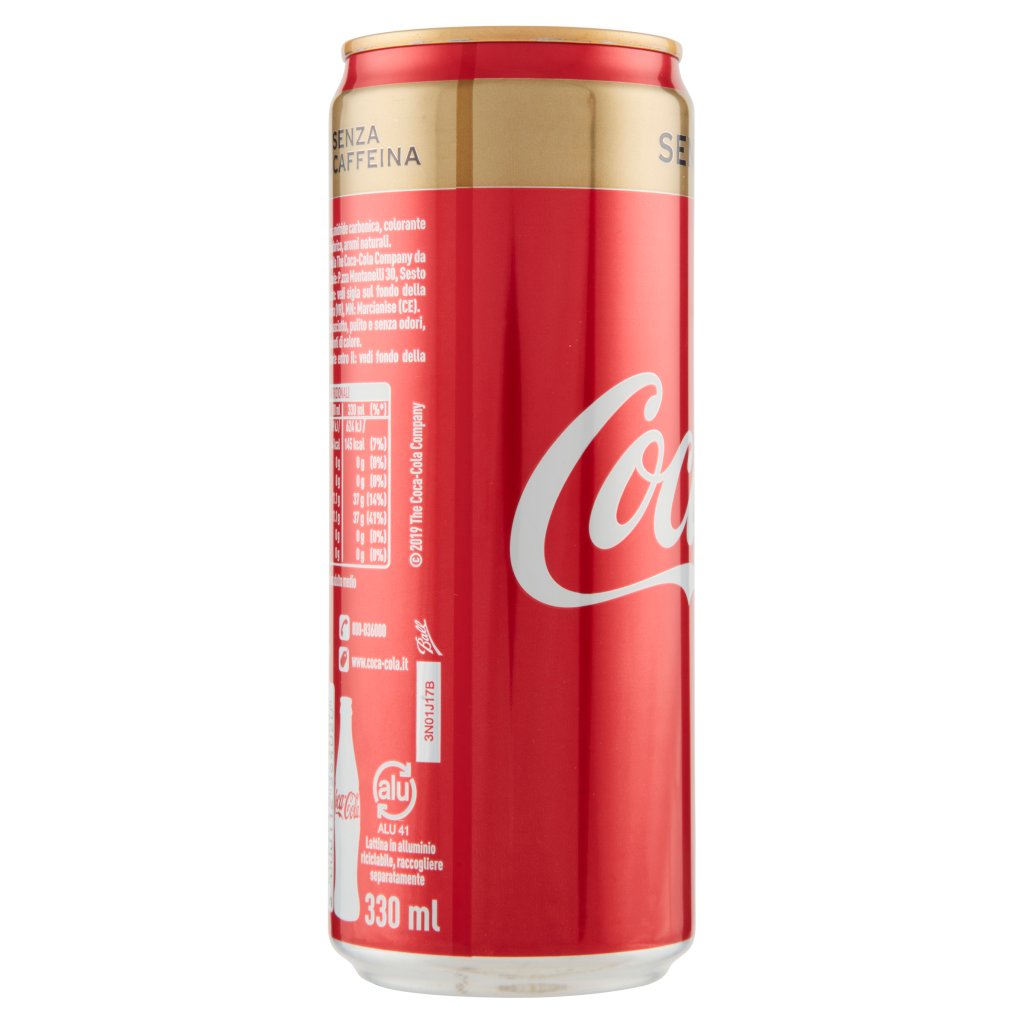 Coca Cola senza Caffeina Lattina da