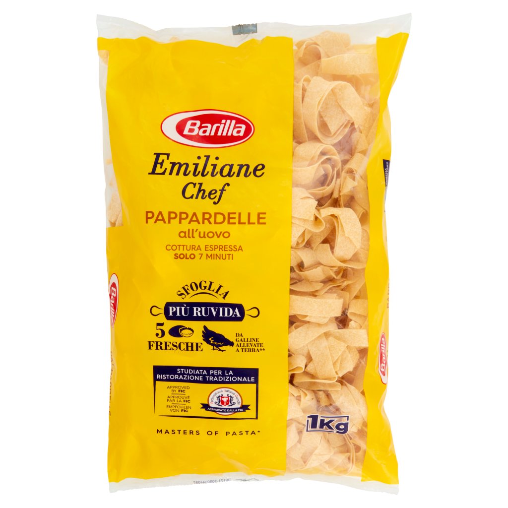 Barilla Pappardelle Uovo 1 Kg Foodservice