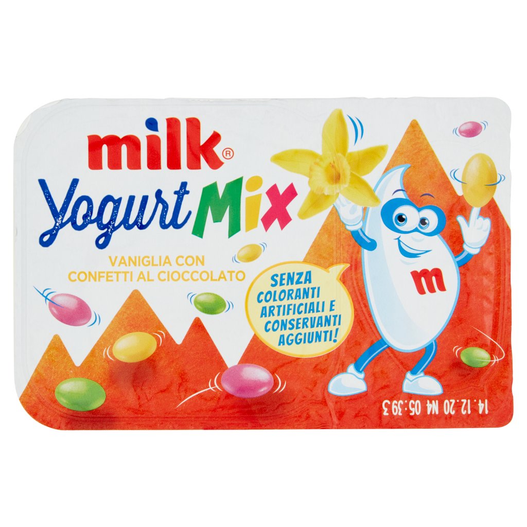 Milk Yogurt Mix Vaniglia con Confetti al Cioccolato