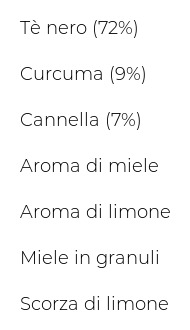 Sir Winston Tea Curcuma e Cannella Tè Nero 20 x 1,75 g