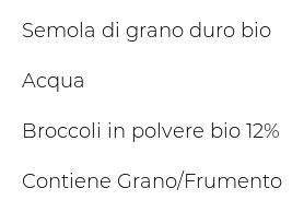 Armando De Angelis Pasta Fresca Biologica con Broccoli