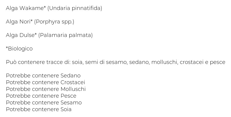 Cerreto Le Alghe Mix di Alghe per Insalate Bio