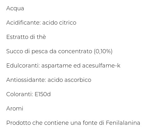 Ilaria Thè Light Gusto Pesca 1,5 l