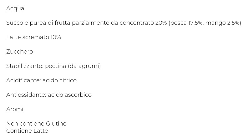 Santal Plus Gusto Vellutato Pesca Mango