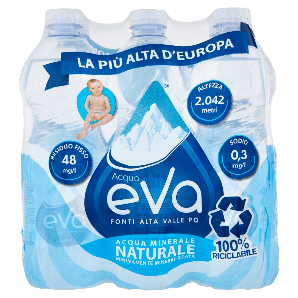 Acqua Eva Acqua Minerale Naturale 6 x 0,5