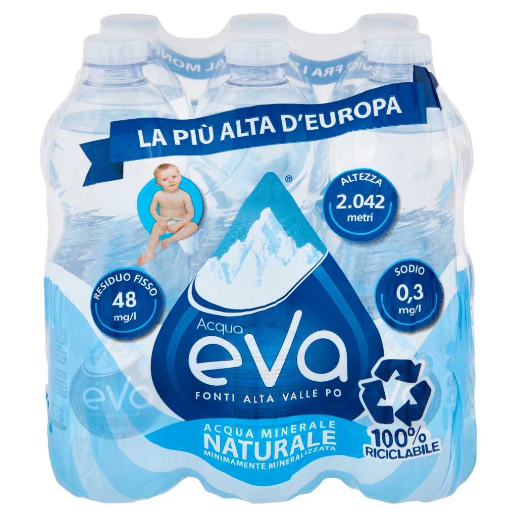 Acqua Eva Acqua Minerale Naturale 6 x 0,5
