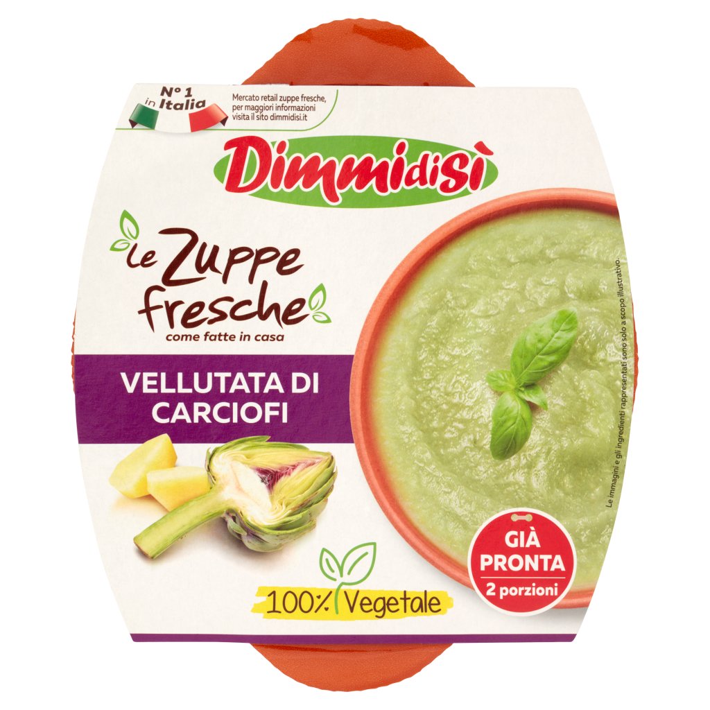 Dimmidisì Le Zuppe Fresche Vellutata di Carciofi