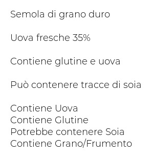 La Pasta di Camerino Malfatti all'Uovo (Sacchetto 250 G.)