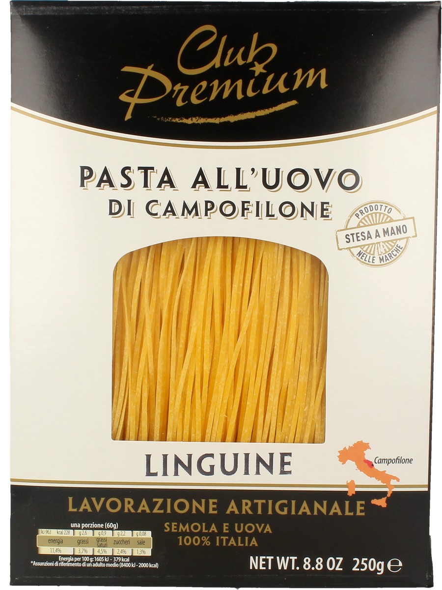 Pasta Secca Uovo Linguine Club Premium 250 g
