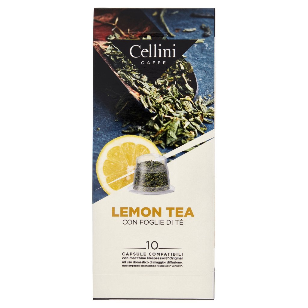 Cellini Caffè Lemon Tea 10 Capsule Compatibili 10 x 2,5 g