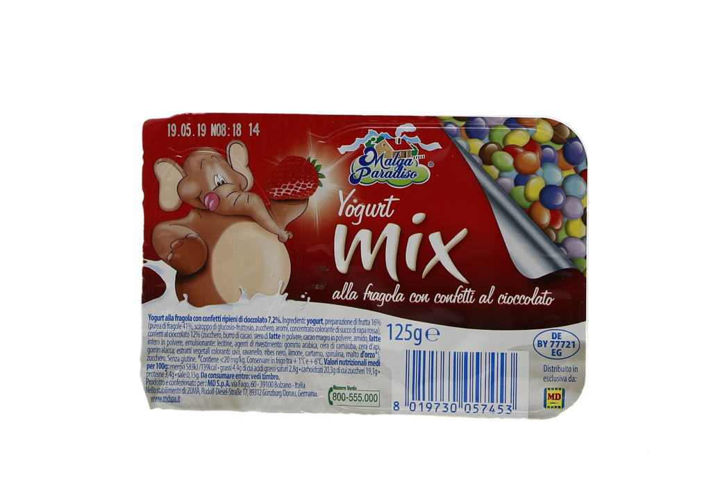 Yogurt Fragola C/conf.G125 M/p