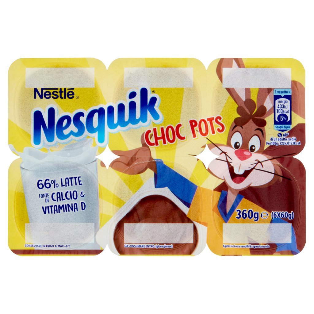 Nesquik Choc Pots 6 x 60 g
