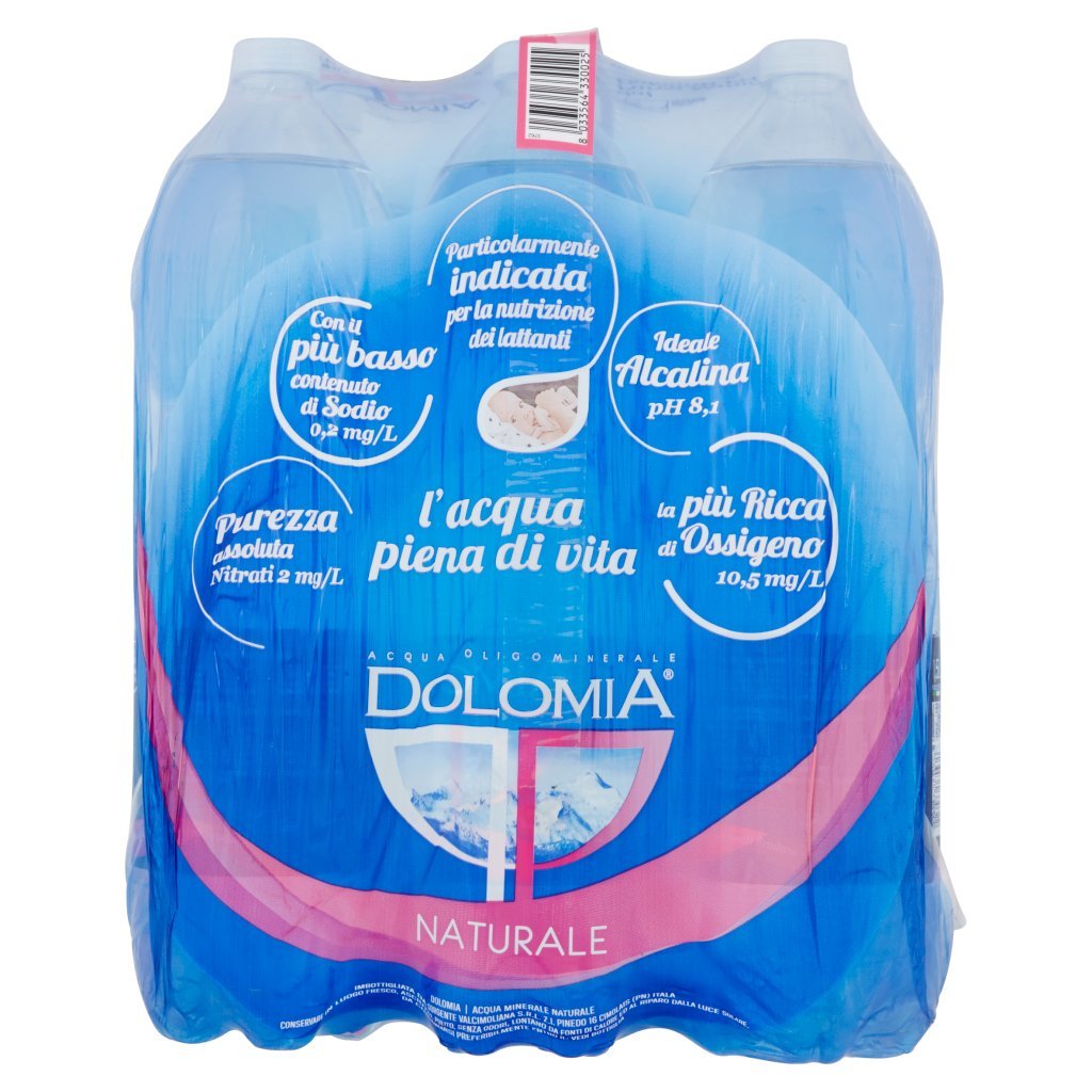 Dolomia Acqua Oligominerale 1,5l x 6 Bt Classic Naturale
