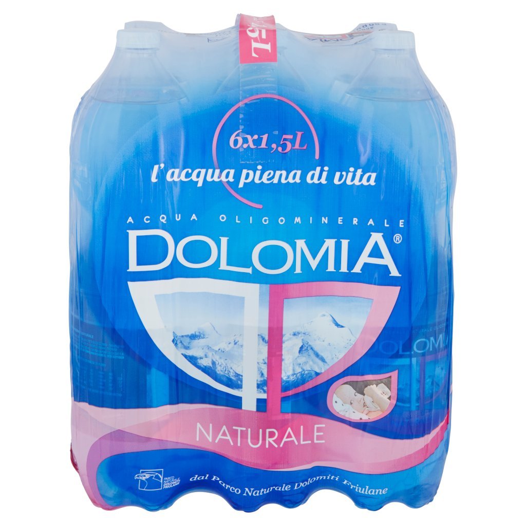 Dolomia Acqua Oligominerale 1,5l x 6 Bt Classic Naturale