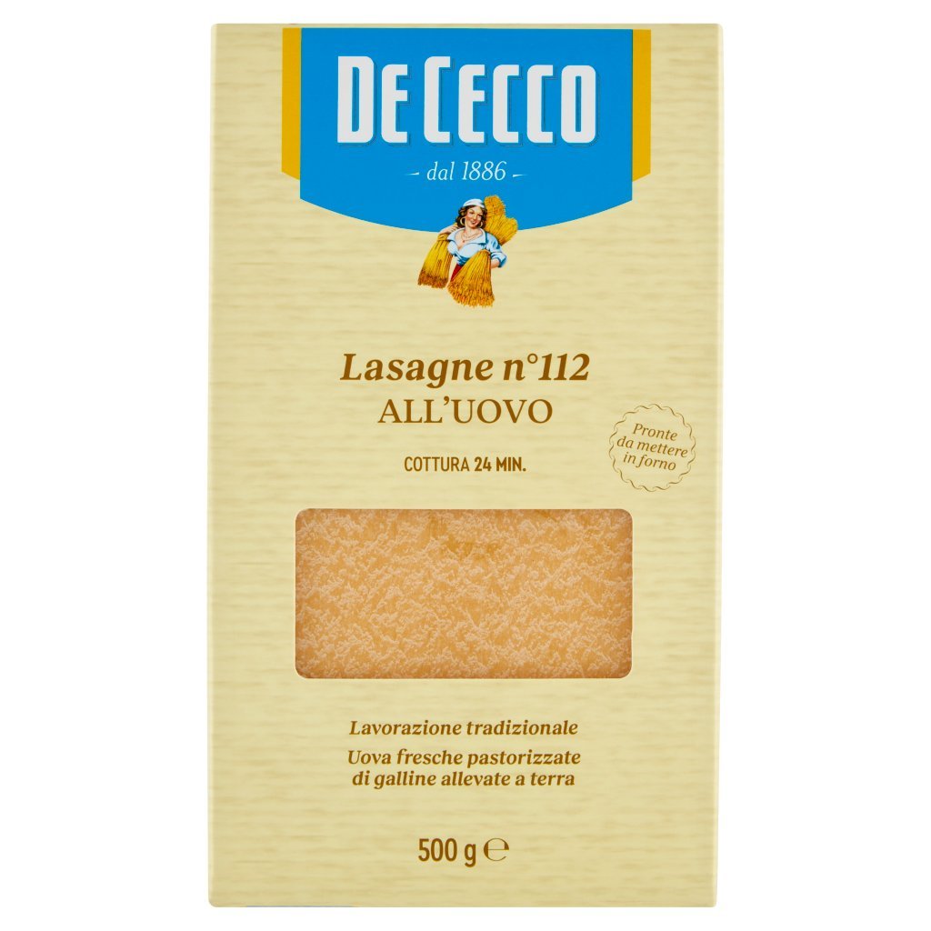 De Cecco Lasagne N°112 all'Uovo