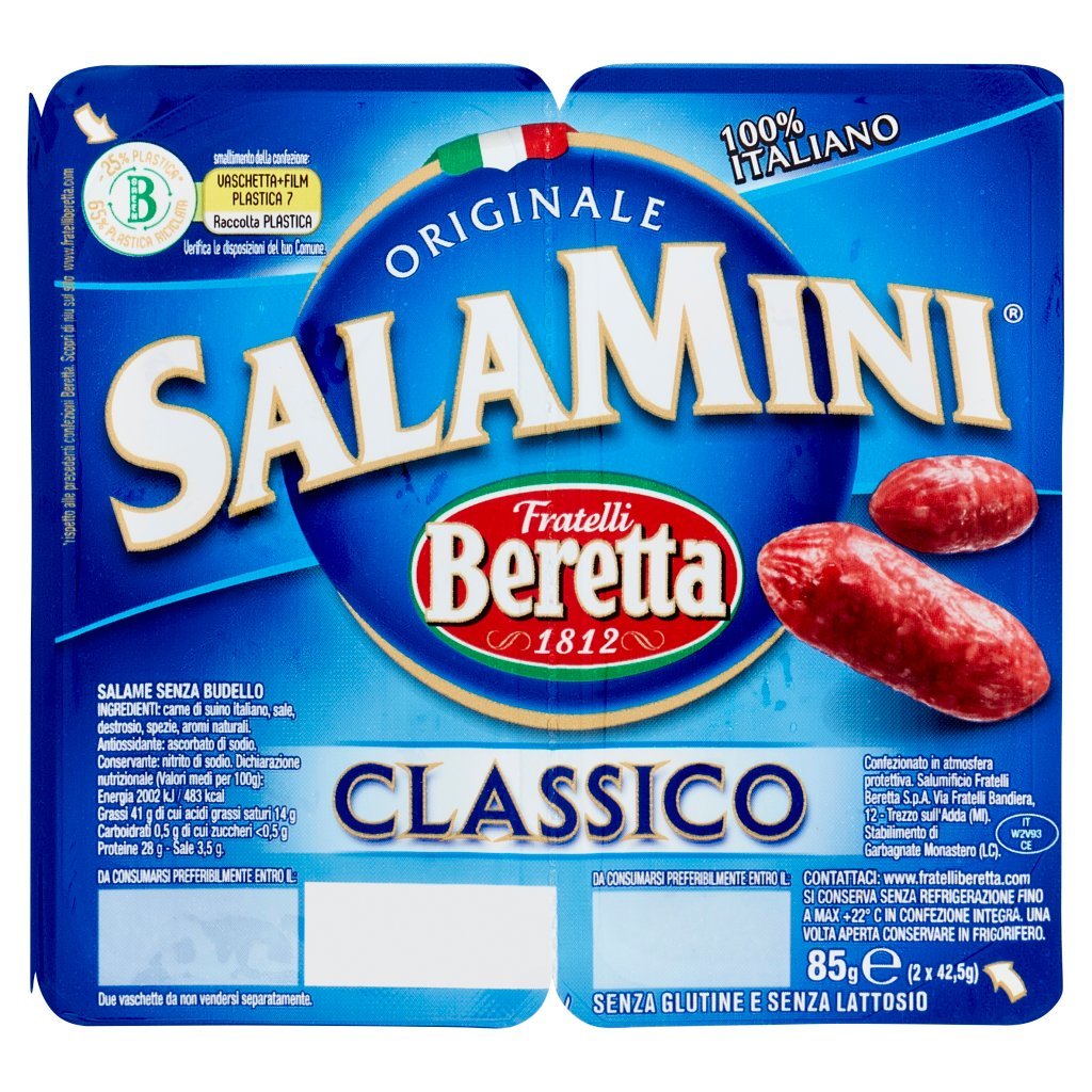 Fratelli Beretta Salamini Classico 2 x 42,5 g