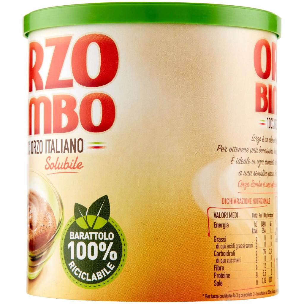 Orzo Bimbo Orzo Bimbo Solubile da Orzo 100% Italiano 120 g