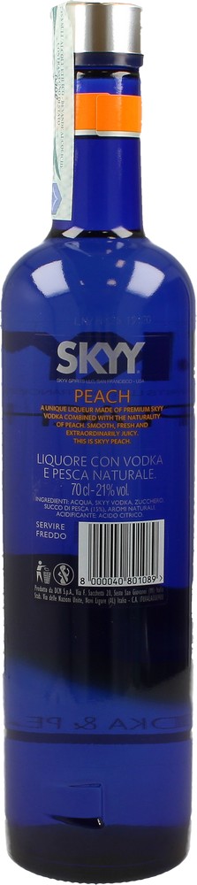 Skyy Vodka Skyy Peach 70 Cl