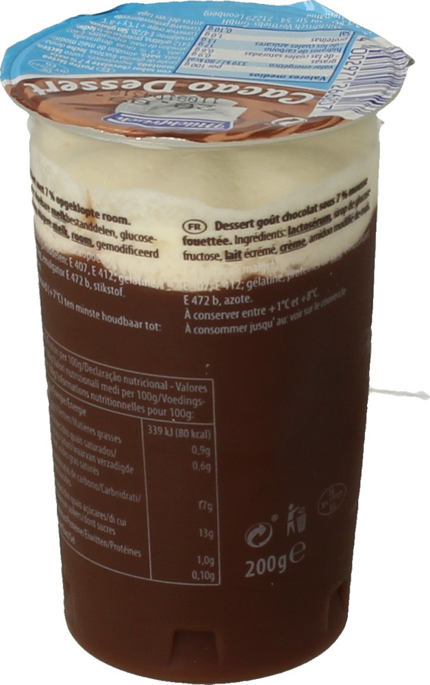 Milchfrisch Dessert Coppa Cacao alla Panna 200 g