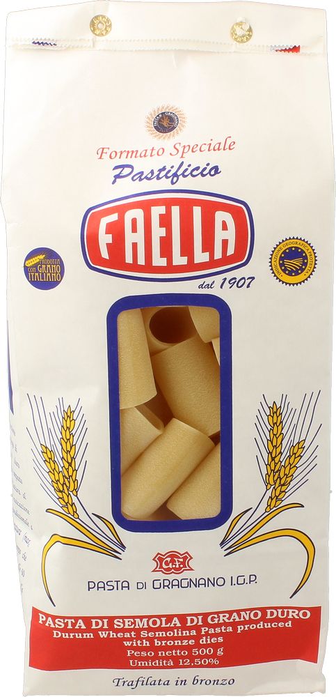 Pastificio Faella Pasta di Semola Paccheri Pastificio Faella 500 g
