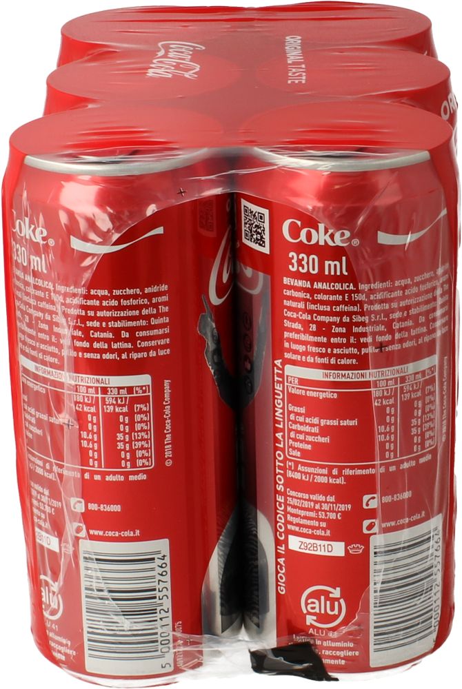 Coca-cola Original Coca-cola Original Taste Lattina