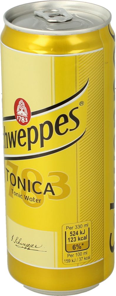 Schweppes Tonica 0,33 l Lattina Sleek