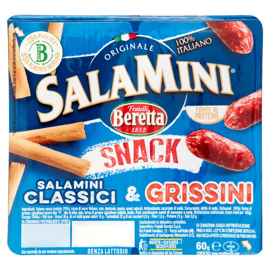 Fratelli Beretta Salamini Snack Salamini Classici & Grissini