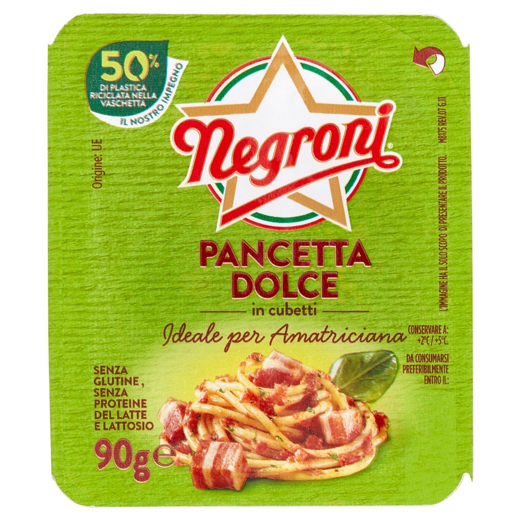 Negroni Pancetta Dolce in Cubetti
