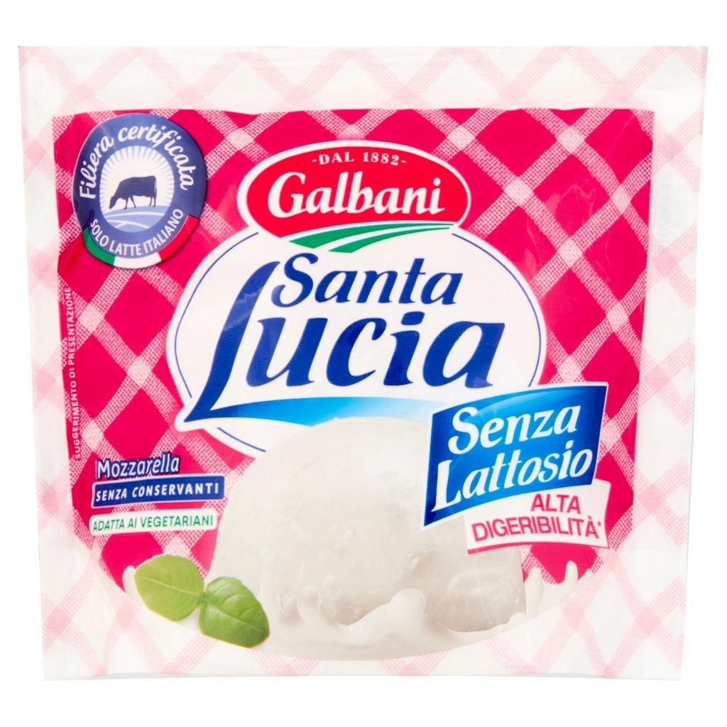 Galbani Santa Lucia Mozzarella senza Lattosio 100 g