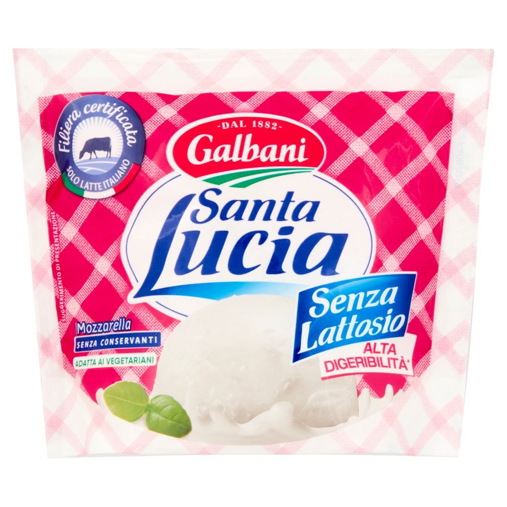 Galbani Santa Lucia Mozzarella senza Lattosio 100 g