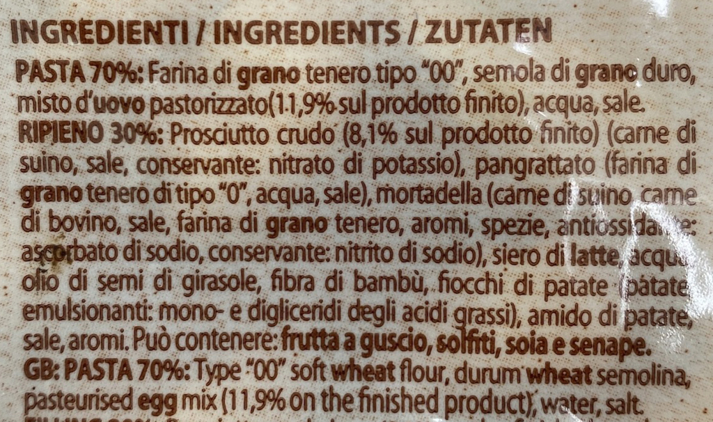 Tort.prosciutto G500 Ca'Bianca