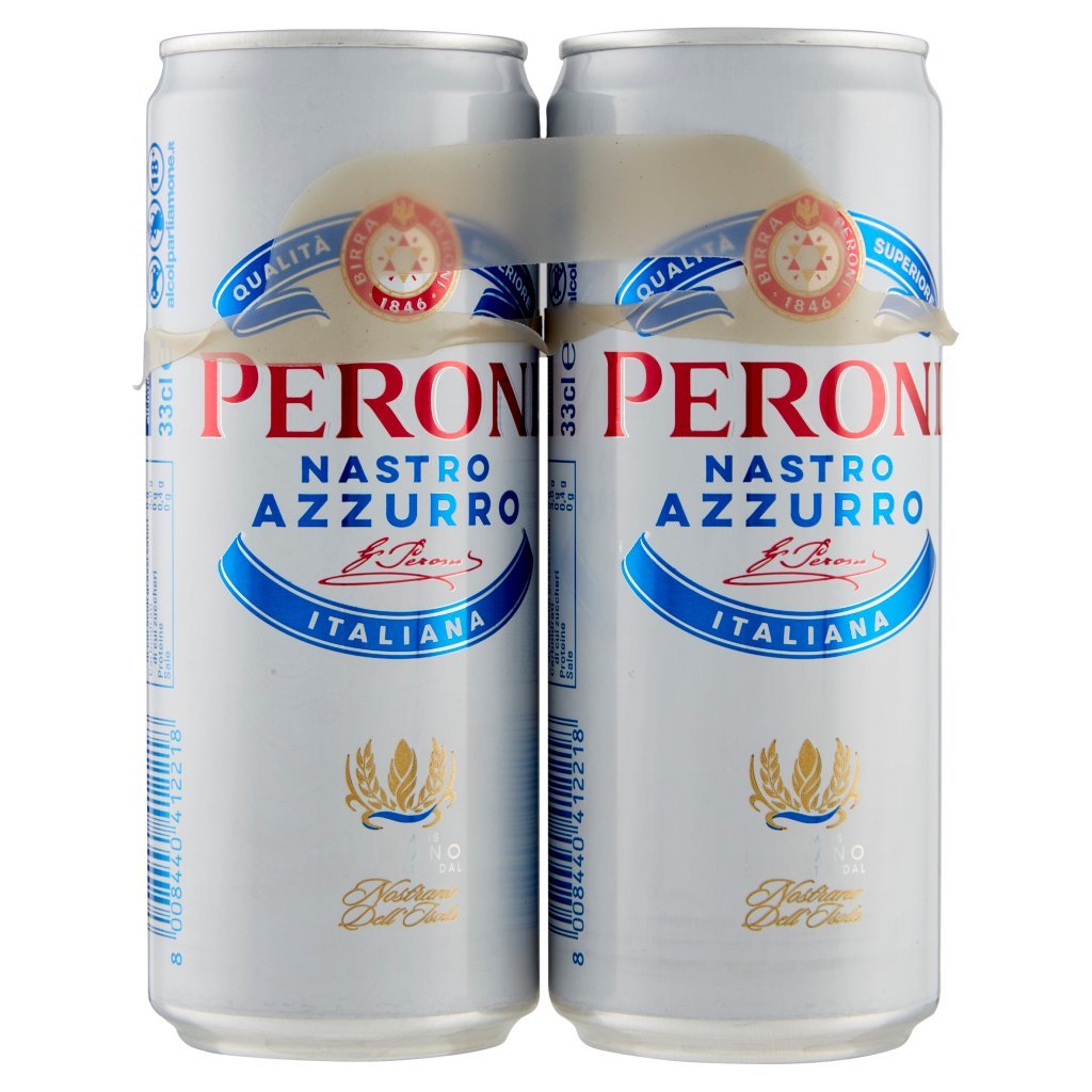 Peroni Nastro Azzurro Italiana 2 x 33 Cl