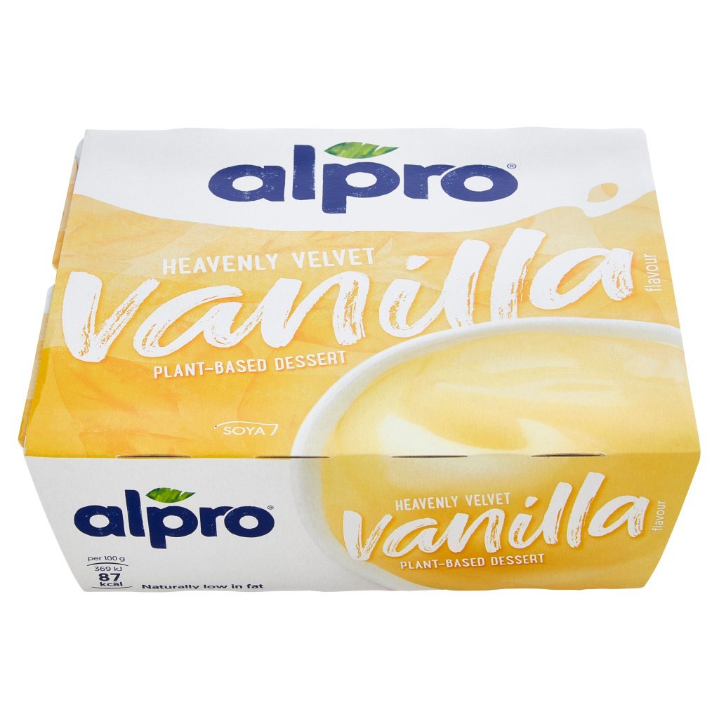 Alpro Dessert 100% Vegetale al Gusto Vaniglia 4x125 g