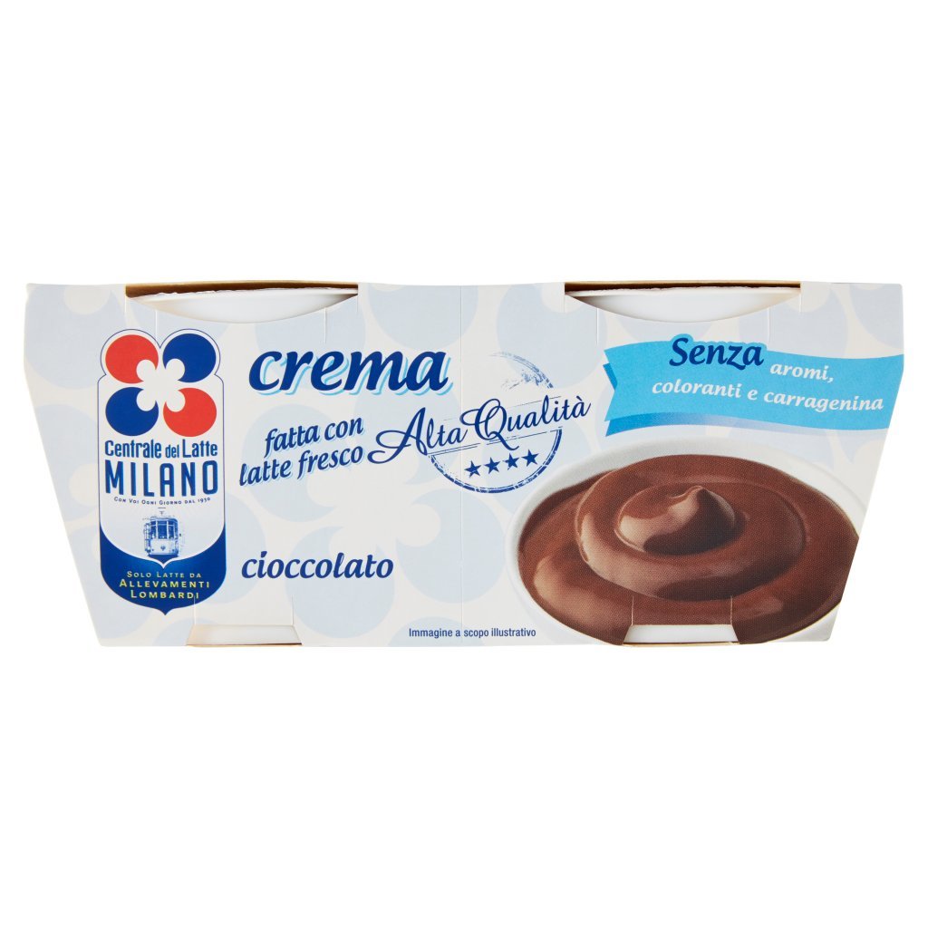 Centrale del Latte Milano Crema Cioccolato 2 x 110 g