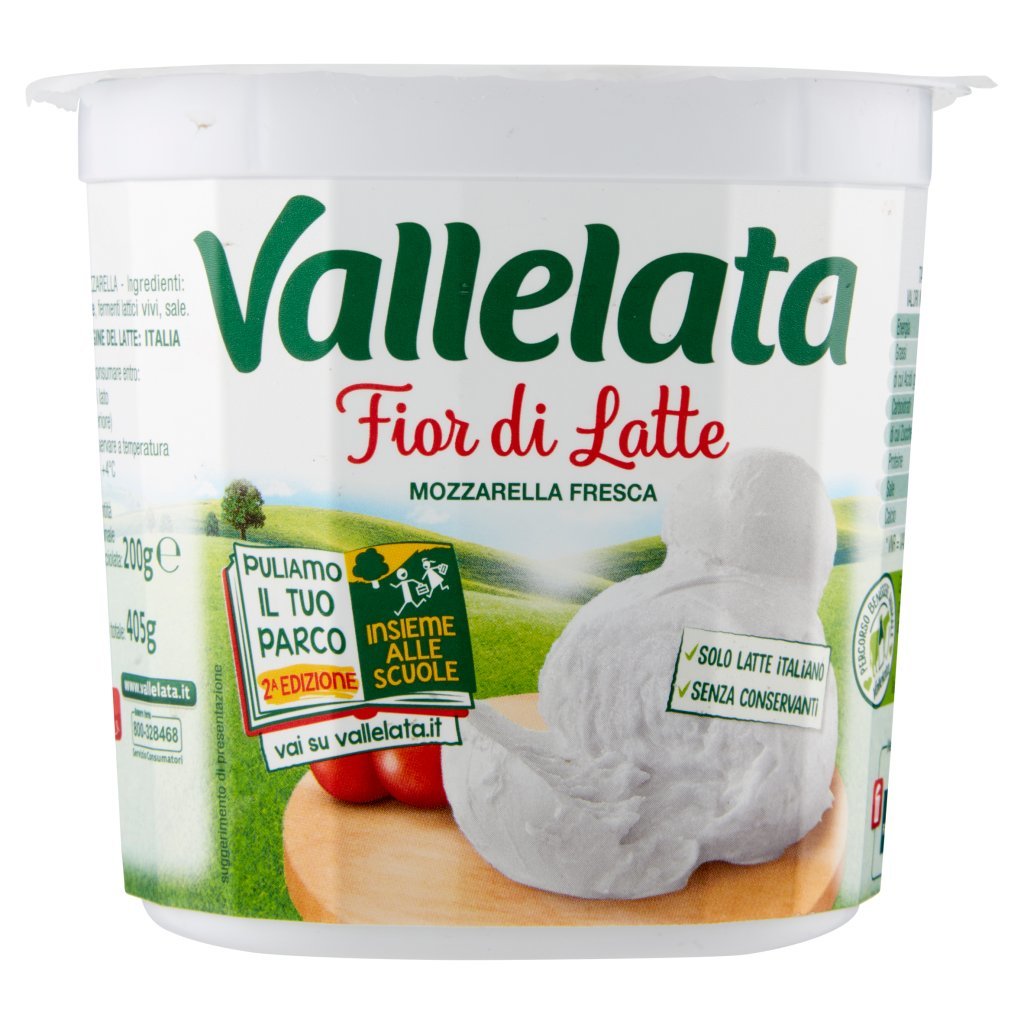 Vallelata Fior di Latte Mozzarella Fresca 200 g