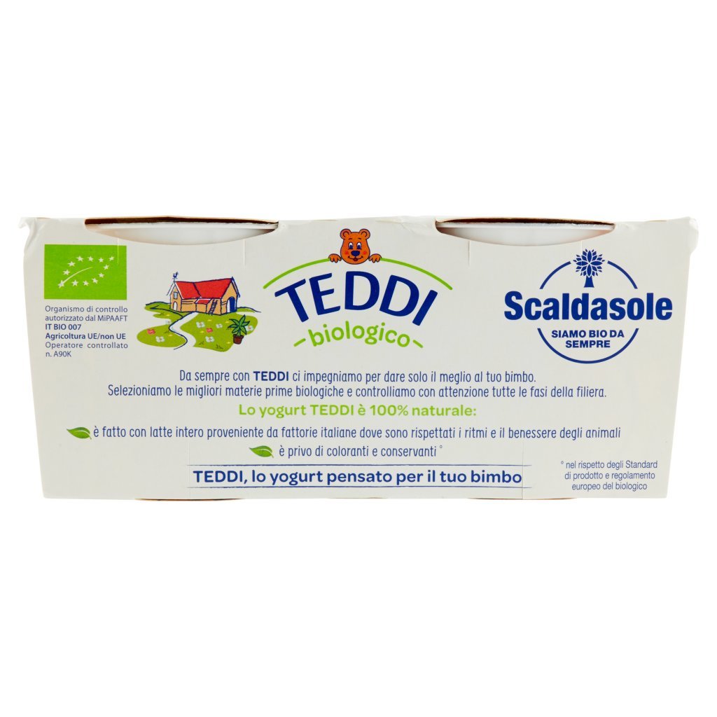 Per la merenda – Yogurt bio alla mela Teddy